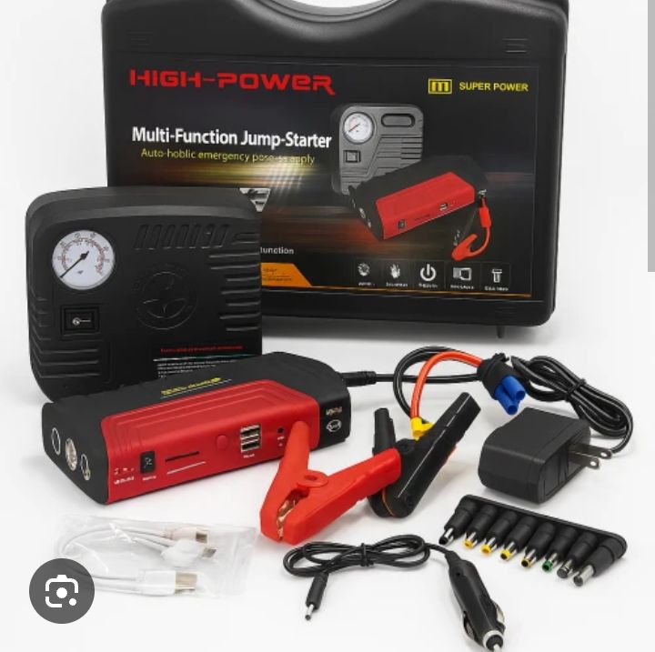 🚗 Jumper + Compresor Portátil