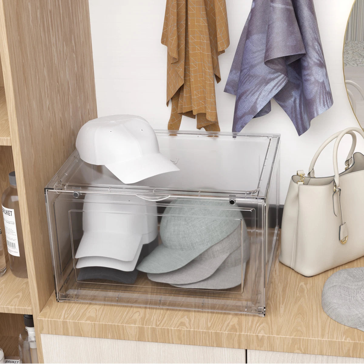 Caja Organizadora se Zapatos Transparente